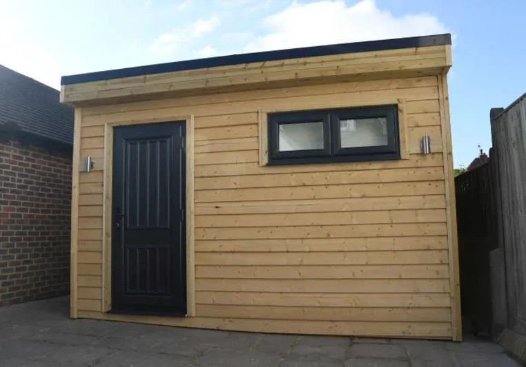 Soundproof garden music room