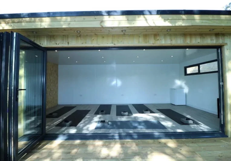 PVC wall panels have created a bright, practical interior on a budget