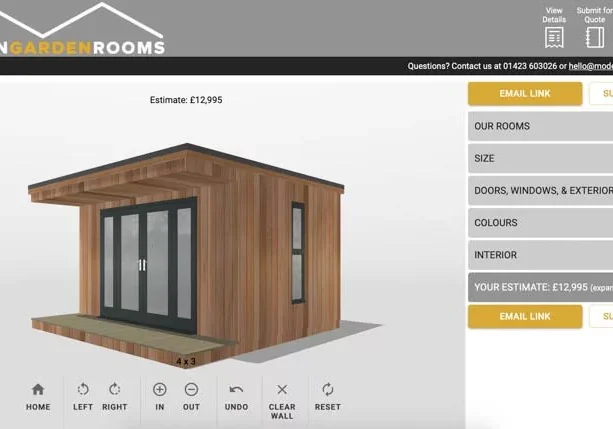 Configure your Modern Garden Room